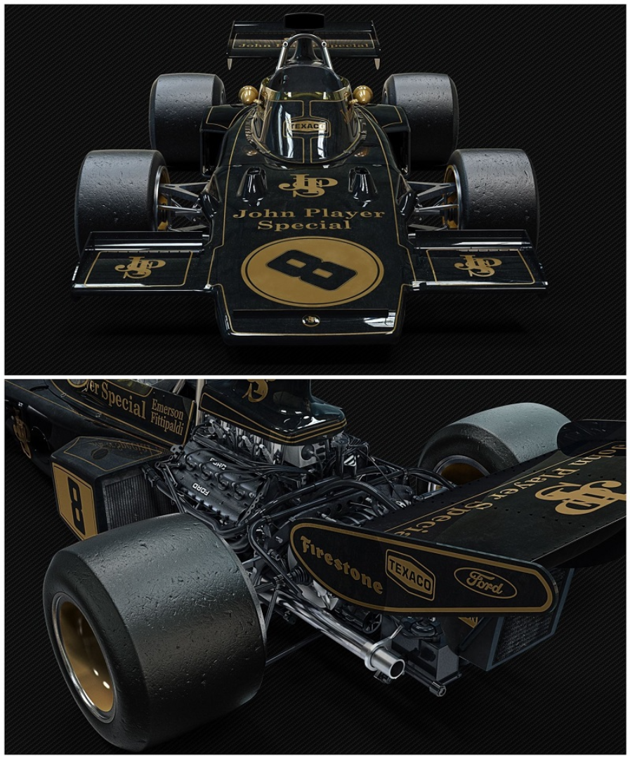 Pocher 1/8 1:8 scale Lotus 72 72D F1 kit HK114 Formula One