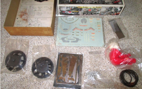 Rosso 1/8 Ferrari 643 F1 kit 80001 & Grade Up Parts Set 80101