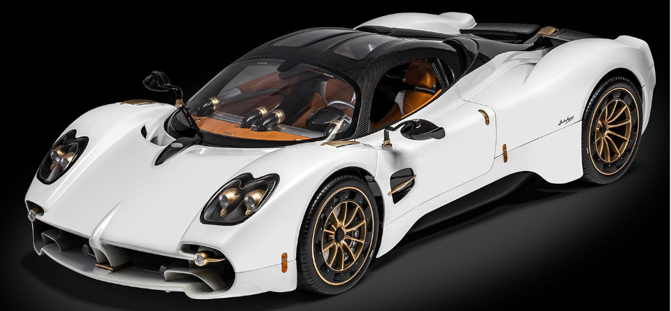 Pocher 1/8 scale Pagani Utopia Bianco Pearla kit HK123