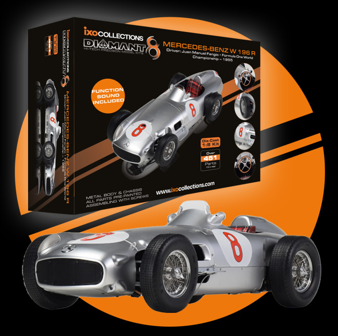 IXO 1/8 Mercedes W196 R kit