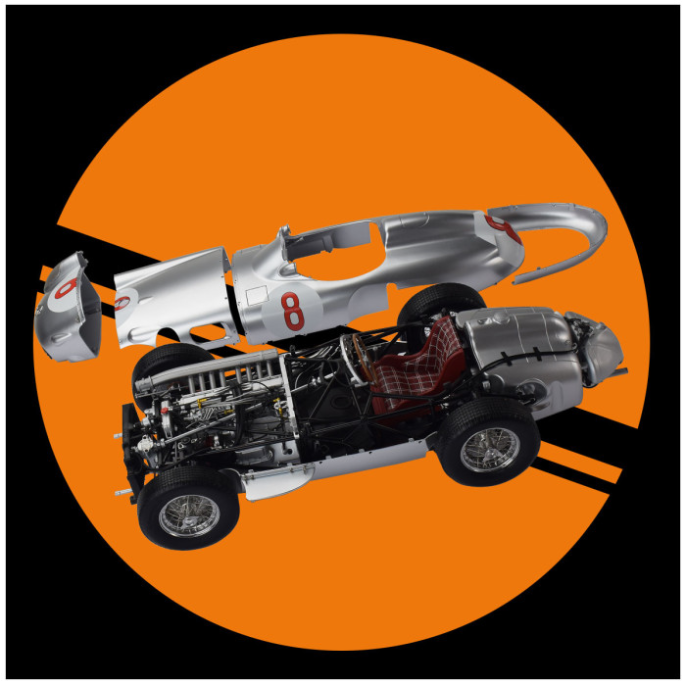 IXO 1/8 Mercedes W196 R kit