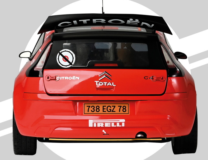 IXO 1/8 scale Citroen C4 WRC (Sebastien Loeb) kit