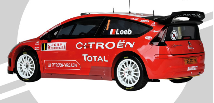 IXO 1/8 scale Citroen C4 WRC (Sebastien Loeb) kit